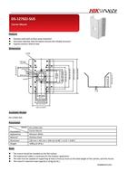 Support d'angle Hik OEM DS-1276ZJ-SUS en fer, en stock, livraison rapide, vente chaude 2025