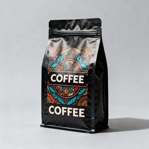 Bolsas de Café Personalizadas de Aluminio con Fondo Plano y Válvula, Bolsas Resellables para Venta al por Mayor y Cafeterías - Product Image 3
