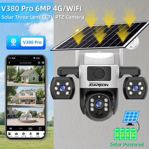 Joareon New v380pro 3 ống kính Wifi năng lượng mặt trời năng lượng không dây surveil <span class=keywords><strong>IP</strong></span> PTZ <span class=keywords><strong>camera</strong></span> ngoài trời không dây an ninh mạng năng lượng mặt trời cctv <span class=keywords><strong>camera</strong></span> - Product Image 2