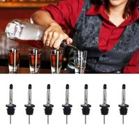 Distributeur de bouteilles en métal de bec verseur en acier inoxydable de haute qualité pour liqueur vin verseur de vitesse d'huile d'olive pour outil de barre