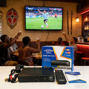 Receptores de TV Satelital, Decodificador H.264 1080p HD DVB S2, Master TV Box, Decodificador DVB S2, TV Box en Ghana - Product Image 6