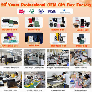 豪华书形定制磁性礼品包装香水盒，带EVA泡沫插页 - Product Image 5