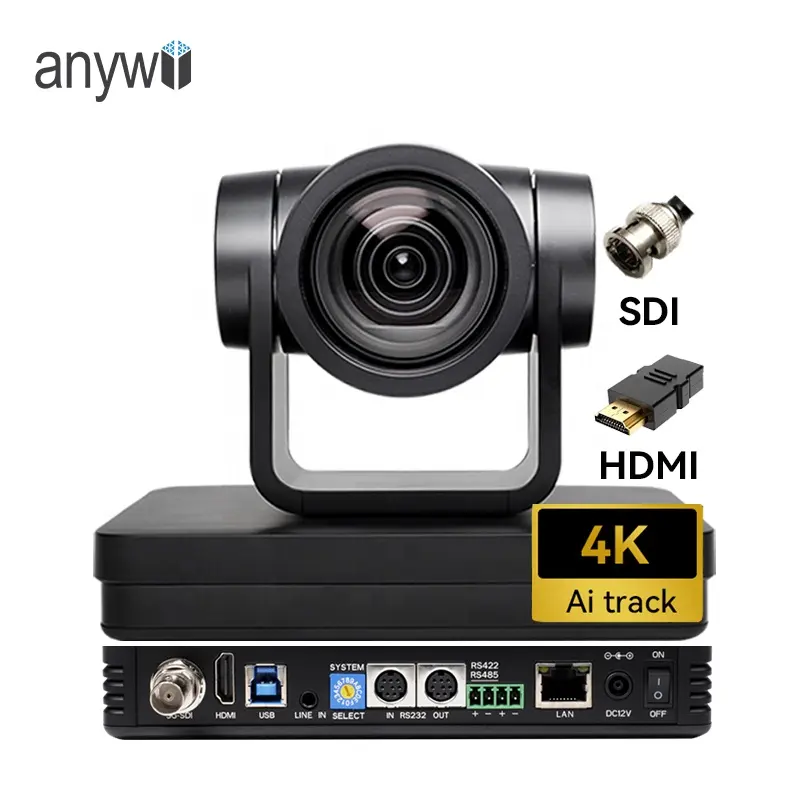 Anywii HDM I 4k full hd video conference security camera webcam conference room equipment auto tracking video conference camera