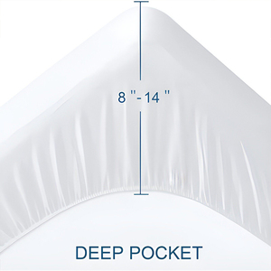 <span class=keywords><strong>Protector</strong></span> de Colchón King Size de Algodón Terry para Hospital, <span class=keywords><strong>Protector</strong></span> de Cama <span class=keywords><strong>Transpirable</strong></span> e Impermeable, Fabricante OEM - Product Image 2