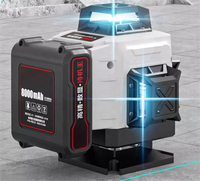 Bleu/vert 360 niveau Laser rotatif à nivellement automatique 4D 12/16 lignes horizontales et verticales outils de mesure d'arpentage Laser à ligne croisée