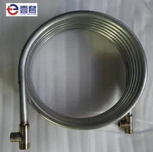 Stainless steel coil heat exchanger/316L heat exchanger/drink water heat exchanger and stainless cool coil
