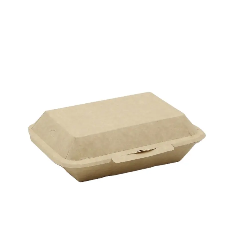 Recycler le papier d'emballage de conteneur de qualité alimentaire Boîte à lunch alimentaire emballage alimentaire en papier