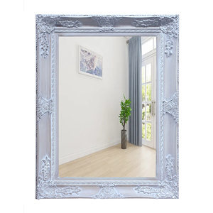 Décoration de maison de luxe <span class=keywords><strong>grand</strong></span> <span class=keywords><strong>miroir</strong></span> mural à cadre en <span class=keywords><strong>bois</strong></span> rectangulaire pleine longueur Long garçon Dressing <span class=keywords><strong>miroir</strong></span> suspendu Spiegel - Product Image 3