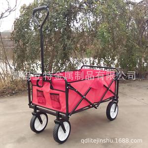Qingdao Litet Metal Folding Camping <b>Cart</b> Four Wheel Oxford Cloth Outdoor Shopping <b>Cart</b> - Product Image 1