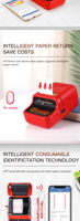 Niimbg — imprimante thermique pour étiquettes et codes à barres, rechargeable, pour magasin personnel