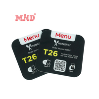 Plaque NFC 13.56MHz Carte RFID QR Code Scan Social Medial Plaque d'étiquette acrylique NFC