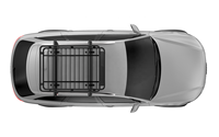 Übergroßer Stahl-Dachgepäckkorb für Schwerlast, Universell Passend für SUV, Pickup-Truck, Jeep, 100kg Tragkraft, Einfache Montage, Schwarz ROAHTRIP