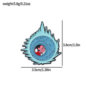 96 Estilos de Broches DIY de Metal para Manualidades DRAGON BALL Son Goku <span class=keywords><strong>Vegeta</strong></span> Shenron Trunks Broli, Joyería de Solapa de Aleación, Broche de Anime - Product Image 3
