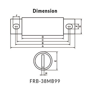 <span class=keywords><strong>FRZ</strong></span> UL certifined FRB38-MB99 veloce cc fusibile per il caricatore EV Semi-conduttore di protezione di energia DC750V 50A 400A bassa tensione - Product Image 4