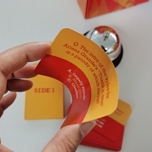 Pub Quiz Trivia Game-Sports, <span class=keywords><strong>Histoire</strong></span>, Musique, Pop Culture Quiz Great Travel Jeux <span class=keywords><strong>de</strong></span> plein air et jeux <span class=keywords><strong>de</strong></span> voyage sur la route 2 + joueurs - Product Image 4