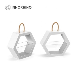 Custom Biodegradable Hexagon Wedding <b>Flower</b> Gift Box Glossy Matt Lamination UV Coating Embossing Brand Packaging - Product Image 3