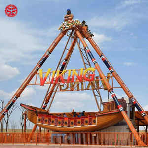 Équipement <span class=keywords><strong>de</strong></span> parc d'attractions extérieur attrayant : Manèges Familiaux Viking Swinging Ship et Pirate Boat à vendre - Product Image 1