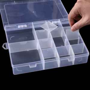 Tùy chỉnh in 6 8 10 18 24 36 lưới rõ ràng PP ngăn hộp nhựa lưu trữ hộp cho vít - Product Image 1