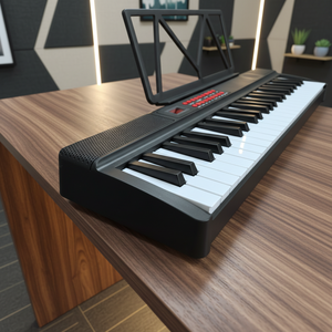 <span class=keywords><strong>Piano</strong></span> Digital Portátil Plegable de 61 Teclas/Orgán Eléctrico con 127 Ritmos, 128 Tonos, 79 <span class=keywords><strong>Canciones</strong></span> de Demostración, Recargable y Ligero - Product Image 1