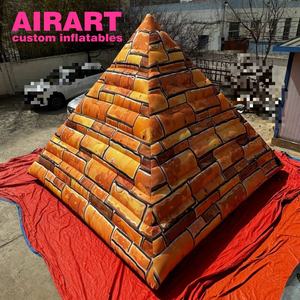 Modelo de Pirámides Egipcias Inflables Personalizadas de Fábrica, Estatua con Estructura de Escalera, Globo para Decoración de Fiestas en el Desierto - Product Image 6