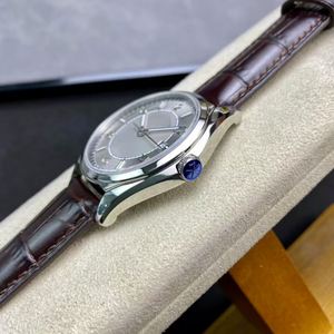 Reloj Mecánico de Lujo para Hombre, Original de Alta Gama, Acero Inoxidable 316L, Esfera de 41 mm, Cuerda Manual, Diseño Simple con Correa de Aleación de Cocodrilo - Product Image 6