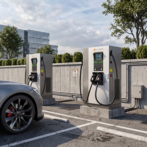 Nuevo Cargador de CC para Vehículos Eléctricos de Alta Potencia de 240 kW, Starcharge Gemini Dual GBT 1000V, Centro de Carga Público, OCPP 1.6J, IP55, Conectividad Ethernet - Product Image 3