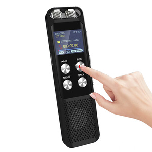 48GB LAR Bộ nhớ kỹ thuật số ghi âm giọng nói Dictaphone MP3 Máy nghe nhạc thiết bị âm thanh giảm tiếng ồn sóng (WAV) bằng giọng nói-kích hoạt âm nhạc - Product Image 5