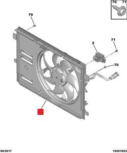 Adatto per il telaio elettronico del ventilatore e del telaio del radiatore del nuovo Peugeot308(2016-2019) e 408(2014-2018), nonché per gli anni 308 - Product Image 4