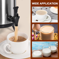 Seau isotherme en acier inoxydable MS 6-12L pour café, lait, thé, boissons, distributeur de boissons, baril isolé pour thé au lait