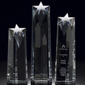 Trophée de football en cristal MVP personnalisé transparent de luxe - Product Image 6