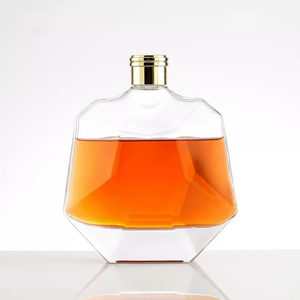 Bouteille de vin blanc de qualité alimentaire 500 ml 700 ml, bouteille en verre pour vodka, whisky, gin, <span class=keywords><strong>tequila</strong></span>, <span class=keywords><strong>agave</strong></span>, bouteille en verre de luxe avec bouchon - Product Image 1