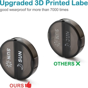 Wholesale Medibox New Convenient 14-Grid <b>Black</b> Leather PP Plastic Pill <b>Box</b> with Morning and Evening <b>Storage</b> Case <b>for</b> Medical Use - Product Image 2