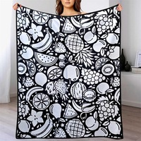 Couverture en polaire personnalisable à colorier soi-même, lavable, pour dessiner et gribouiller, réutilisable, couverture d'activités de Noël