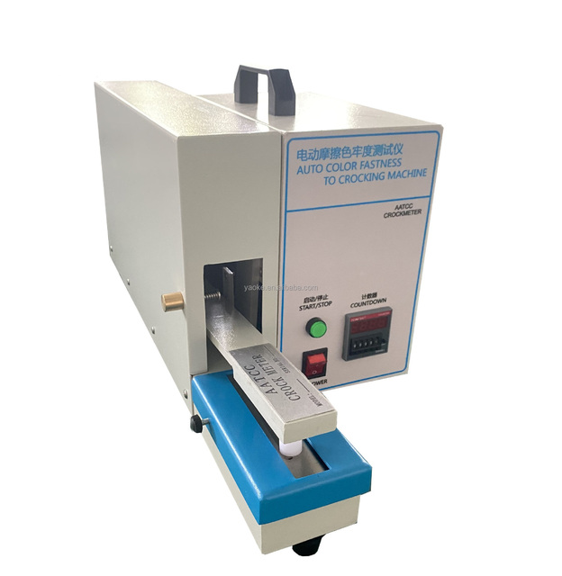 Electric Friction Color Fastness Tester, AATCC Crockmeter Auto Color Fastness to Crocking Machine
