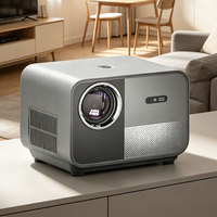 Projecteur TV M1, machine de jeu, 4K, intérieur et extérieur, mise au point automatique, correction automatique de la distorsion trapézoïdale, projecteur vidéo 4K à faible latence pour PC