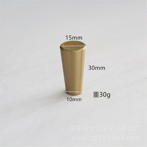 <b>Copper</b> Cabinet Handle 15mm X 30mm Tapered Cylinder Chinese Style Drawer Hardware Durable Forged Solid <b>Copper</b> - Product Image 1