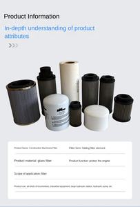 ไส้กรองน้ำมันไฮดรอลิก 0980R010BN4HC สำหรับเครื่องจักรก่อสร้าง อุปกรณ์เหมืองแร่ รถแทรกเตอร์ และเครน - Product Image 3