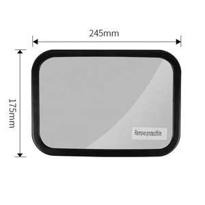 360 Degree Rotating Adjustable Lightweight Foldable Plastic Safety Wide <strong>Square</strong> Baby <strong>Mirror</strong> for Car Backseat - Product Image 3