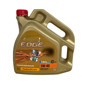 น้ำมันเครื่องสังเคราะห์ <span class=keywords><strong>EDGE</strong></span> <span class=keywords><strong>5W40</strong></span> 4 ลิตร สำหรับเครื่องยนต์ดีเซล มาตรฐาน API SN SP น้ำมันหล่อลื่นสำหรับมอเตอร์ ขายส่ง OEM ปริมาณมาก - Product Image 1