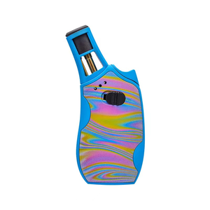 Encendedor de antorcha de butano de nuevo estilo, ajuste de llama de chorro de encendido para quemar cigarros y tabaco, encendedor de Gas único - Product Image 4