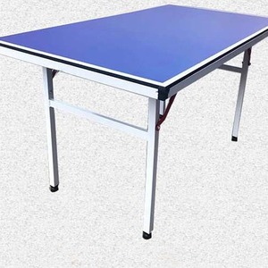 Table de ping-pong de qualité supérieure de Chine, taille 1/4, pliable, pour divertissement en intérieur, avec filet - Product Image 2