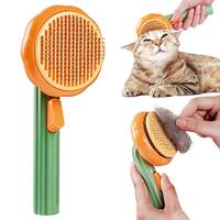 Brosse de toilettage durable pour animaux de compagnie avec peigne anti-peluches pour chiens et chats, élimination des poils