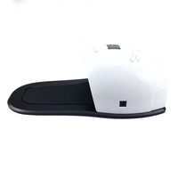 Lampe UV LED 2-en-1 pour les mains et les pieds, grand séchoir à ongles avec affichage numérique pour salon et usage domestique