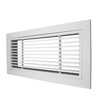 Diffuseur d'air linéaire amovible, grille de retour d'air de plafond pour climatisation