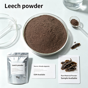 Poudre d'extrait naturel de <span class=keywords><strong>sangsue</strong></span> Hirudo Nipponia – Approvisionnement en vrac, <span class=keywords><strong>prix</strong></span> de gros direct usine, poudre fine de haute qualité - Product Image 1