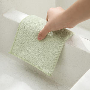 Chiffons de nettoyage à séchage rapide lavables à l'huile antiadhésive verte lingettes absorbantes cuisine propre torchon écologique chiffons de vaisselle absorbants - Product Image 4