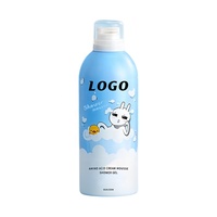 Mousse de bain à la rose biologique avec acide aminé Mousse fruitée-Rafraîchissant Blanchissant Parfumé Hydratant Échantillon gratuit disponible