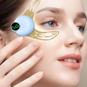 Patchs de massage oculaire EMS sans fil à micro-courant, appareil anti-âge pour les yeux avec télécommande et coussinets en gel pour cernes et poches sous les yeux - Product Image 4