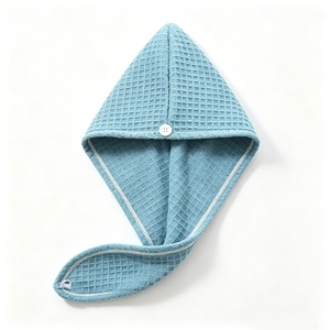Waffle Dry <strong>Hair</strong> Drying <strong>Micro</strong> Fiber Bath <strong>Hair</strong> <strong>Towel</strong> Waffle Long <strong>Micro</strong> <strong>Fibre</strong> Wholesale Microfiber <strong>Hair</strong> <strong>Towel</strong> - Product Image 5