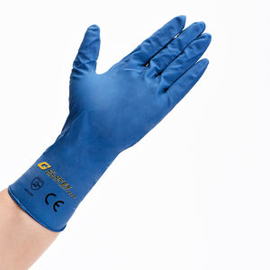 Guantes Médicos Desechables <span class=keywords><strong>de</strong></span> Látex Grueso, Sin Polvo, Color Azul, <span class=keywords><strong>Precio</strong></span> <span class=keywords><strong>de</strong></span> Fábrica, Texturizados, Anti-Corte, Anti-Estáticos, <span class=keywords><strong>de</strong></span> Seguridad - Product Image 3